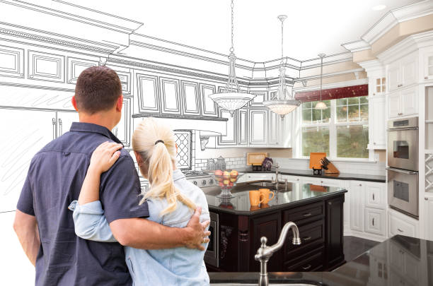 Professional Cabinet Refacing technician working in Aurora, TX
